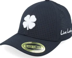 Black Clover Perf Black/Silver Flexfit - Black Clover