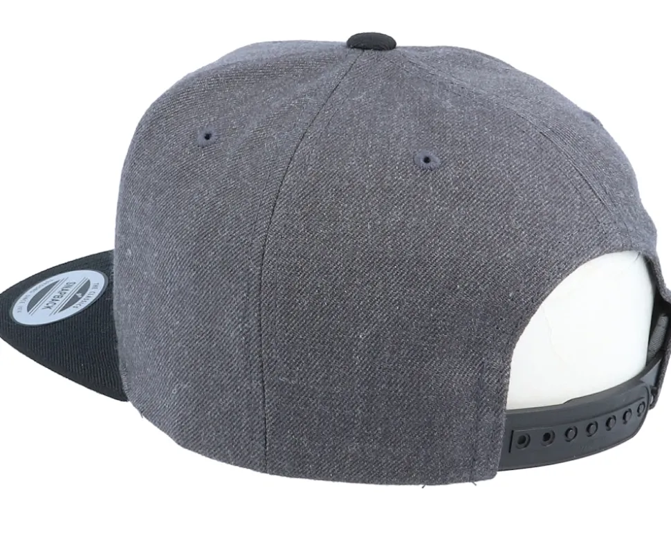 Black D20 Side Panel Charcoal/Black Snapback - Gamerz