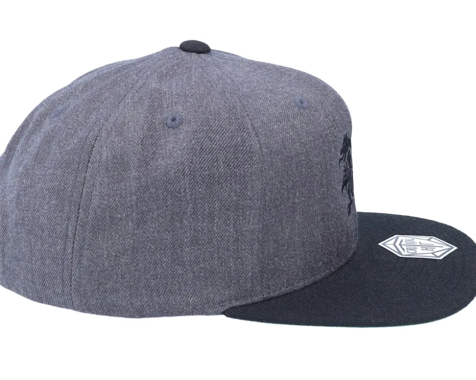Black Dragon D20 Char/Black Snapback - Coal
