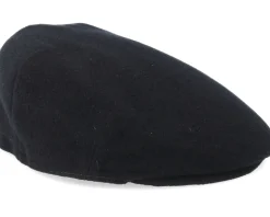 Black Earflap Flat Cap - City Sport