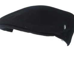Black Earflap Flat Cap - City Sport