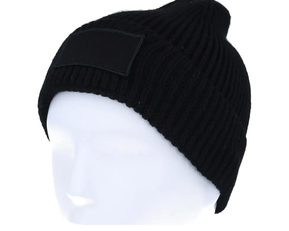 Black Fashion Patch Cuff - Beechfield