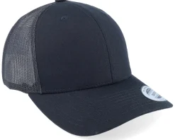 Black Fish Hook Logo Black Trucker - Skillfish