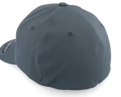 Black Fish Hook Logo Delta Fit Charcoal Flexfit - Skillfish