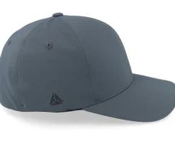 Black Fish Hook Logo Delta Fit Charcoal Flexfit - Skillfish