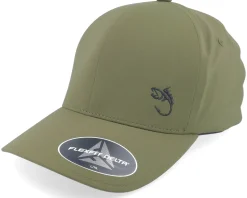 Black Fish Hook Logo Delta Fit Charcoal Flexfit - Skillfish