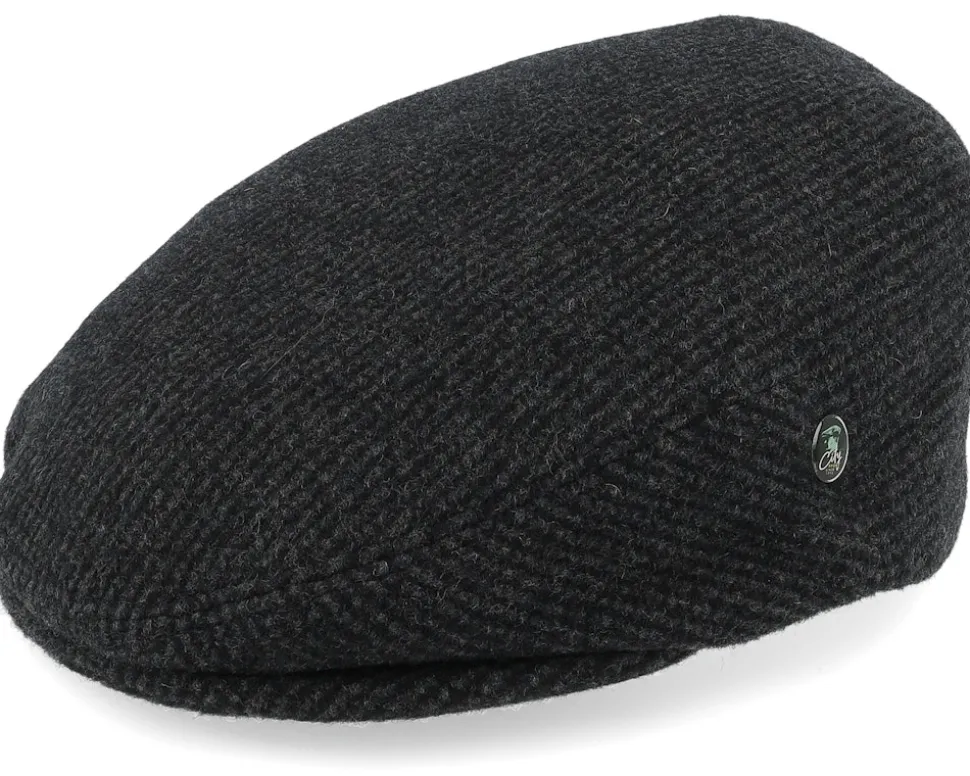 Black Flat Cap - City Sport