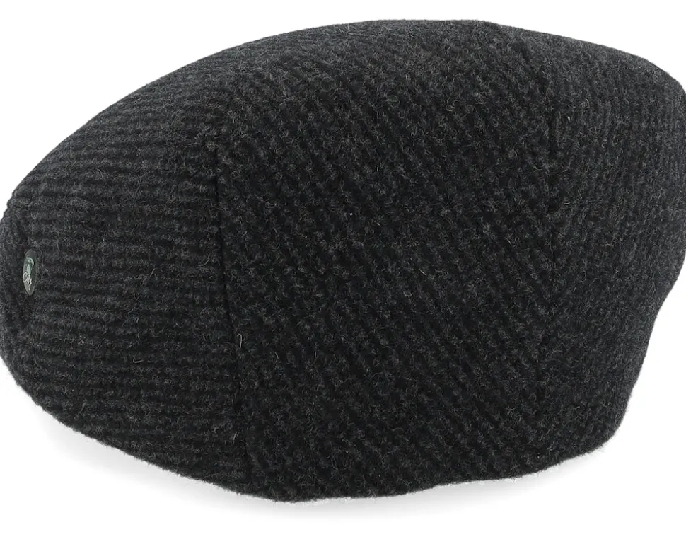 Black Flat Cap - City Sport