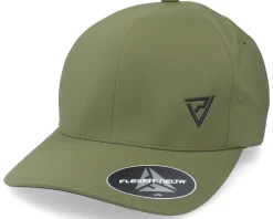 Black Insignia Delta Seamless Olive Flexfit - Padelville