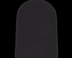 Black Long Blank Beanie - Beechfield