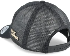 Black Panther & Roses Black Trucker - Iconic