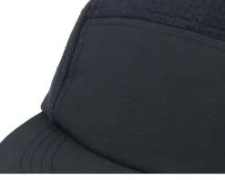 Black Recycled Fleece Camper 5-Panel - Beechfield