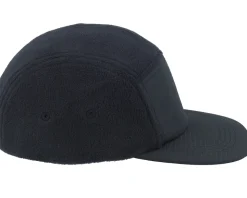 Black Recycled Fleece Camper 5-Panel - Beechfield