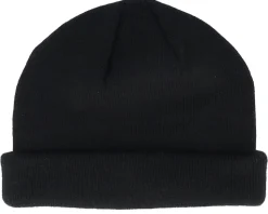 Black Recycled Mini Fisherman Short Beanie - Beechfield
