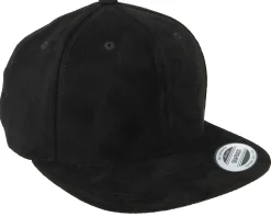 Black Suede Snapback - Yupoong