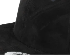 Black Suede Snapback - Yupoong