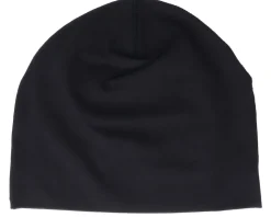 Black/Black Hemsedal Cotton Beanie - Beechfield