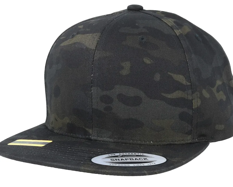 Black/Cork Snapback - Yupoong