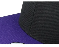 Black/Purple Snapback - Yupoong