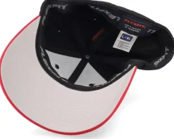 Black/Red Flexfit Wooly Combed - Flexfit