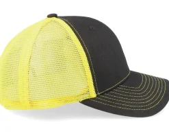 Black/Yellow Contrast Stitch Trucker - Equip