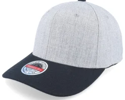 Blank 110 Flexfit Grey/Black Adjustable - Mitchell & Ness