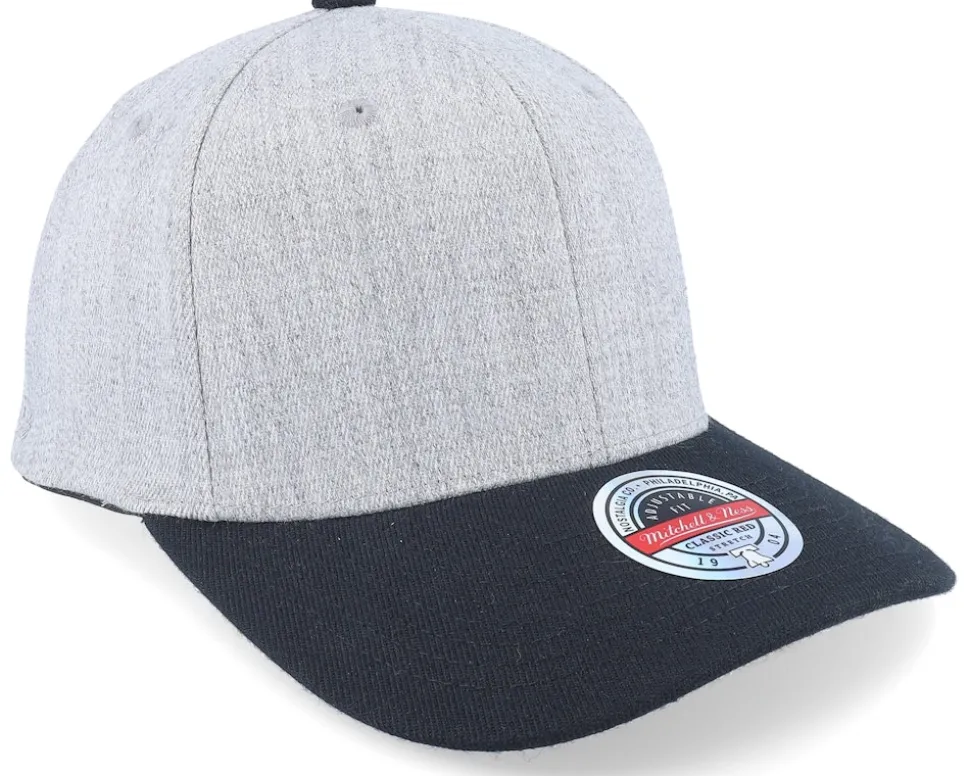 Blank 110 Flexfit Grey/Black Adjustable - Mitchell & Ness