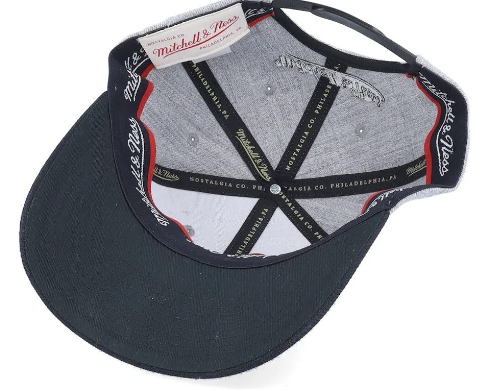 Blank 110 Flexfit Grey/Black Adjustable - Mitchell & Ness