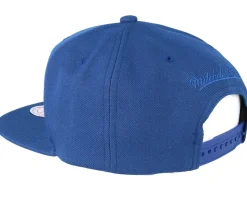 Blank Blue Snapback - Mitchell & Ness
