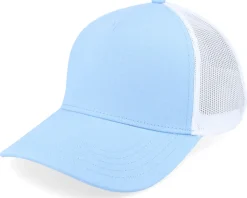 Blank Brush Twill Valin White/Ruisseau Trucker - American Needle