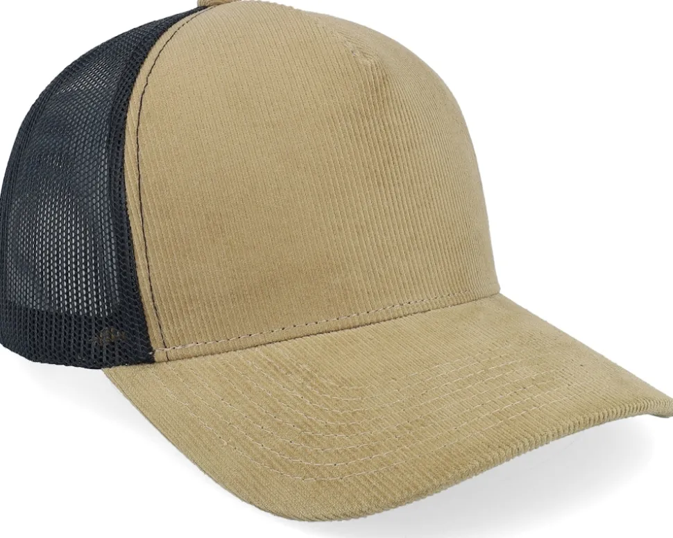 Blank Cord Khaki/Black A-frame Trucker - Equip
