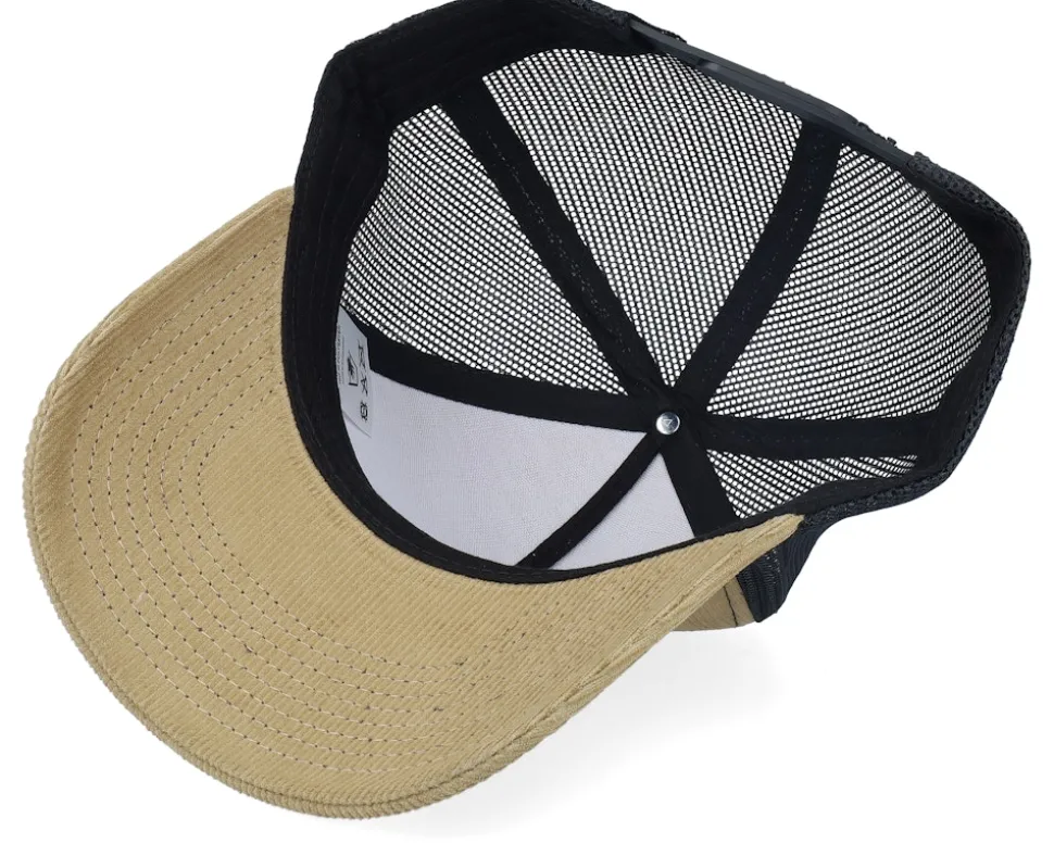 Blank Cord Khaki/Black A-frame Trucker - Equip