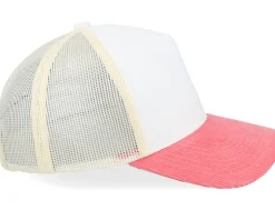 Blank Cord Off White/Stone/Pastel Pink A-Frame Trucker - Equip
