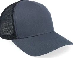 Blank Dark Charcoal/Black A-frame Trucker - Equip