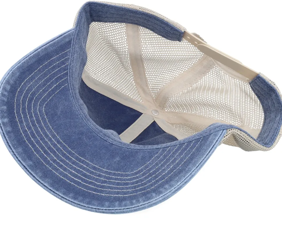 Blank Denim/Stone Vintage Washed Trucker - Beechfield