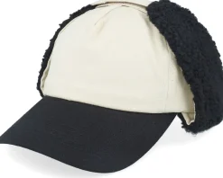 Blank Golfer Cotton Beige/Black Unconstructed Earflap - Equip