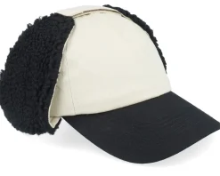 Blank Golfer Cotton Beige/Black Unconstructed Earflap - Equip