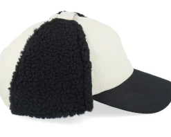 Blank Golfer Cotton Beige/Black Unconstructed Earflap - Equip