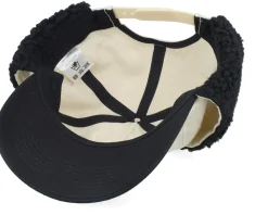Blank Golfer Cotton Beige/Black Unconstructed Earflap - Equip