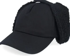 Blank Golfer Cotton Beige/Black Unconstructed Earflap - Equip