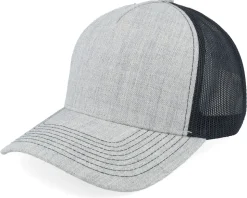 Blank Heather Grey/Black A-frame Trucker - Equip