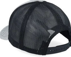 Blank Heather Grey/Black A-frame Trucker - Equip
