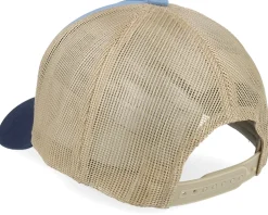 Blank Light Blue/Khaki/Navy A-frame Trucker - Equip