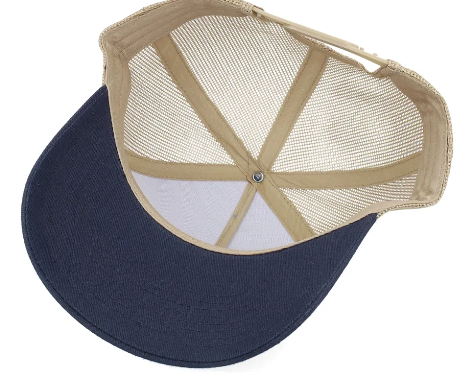 Blank Light Blue/Khaki/Navy A-frame Trucker - Equip
