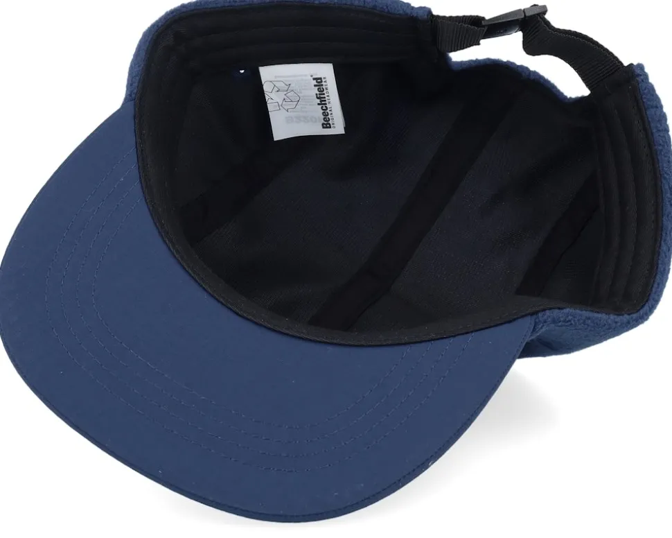 Blank Navy Recycled Fleece Camper - Beechfield