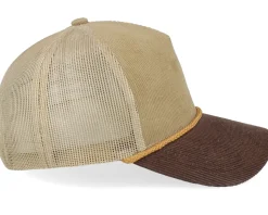 Blank Rope Cord Khaki/Brown A-Frame Trucker - Equip