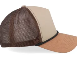 Blank Rope Khaki/Brown/Caramel A-Frame Trucker - Equip