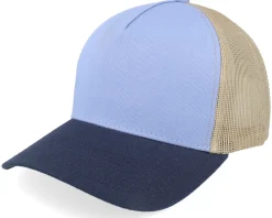 Blank Sky Blue/Khaki/Navy A-frame Trucker - Equip