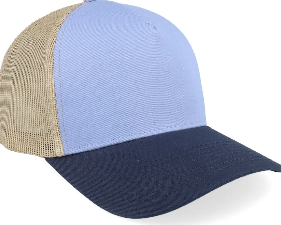 Blank Sky Blue/Khaki/Navy A-frame Trucker - Equip
