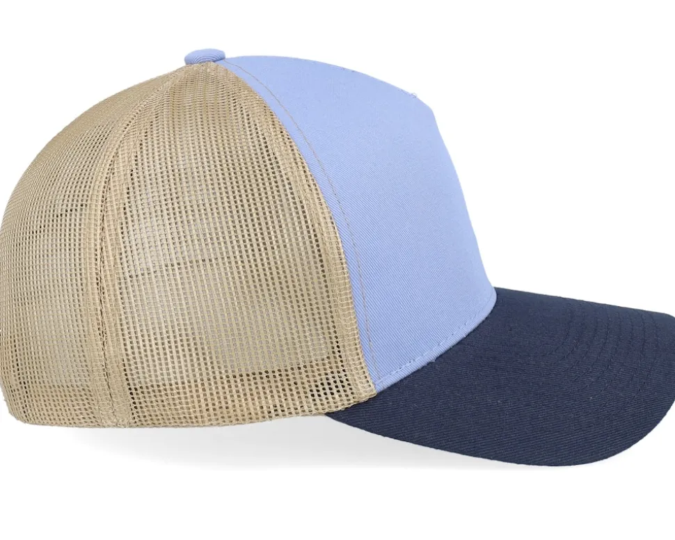 Blank Sky Blue/Khaki/Navy A-frame Trucker - Equip